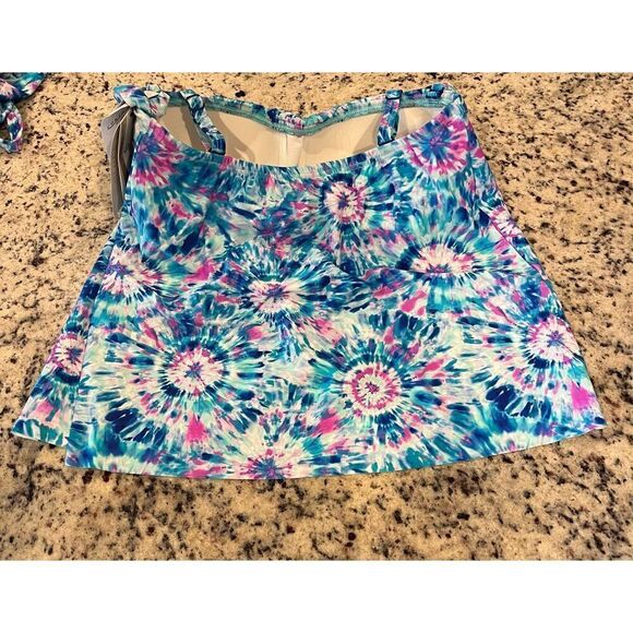 Coco Contours Clarity Bandeau Bra Sized Tankini Top - Picture 4 of 7